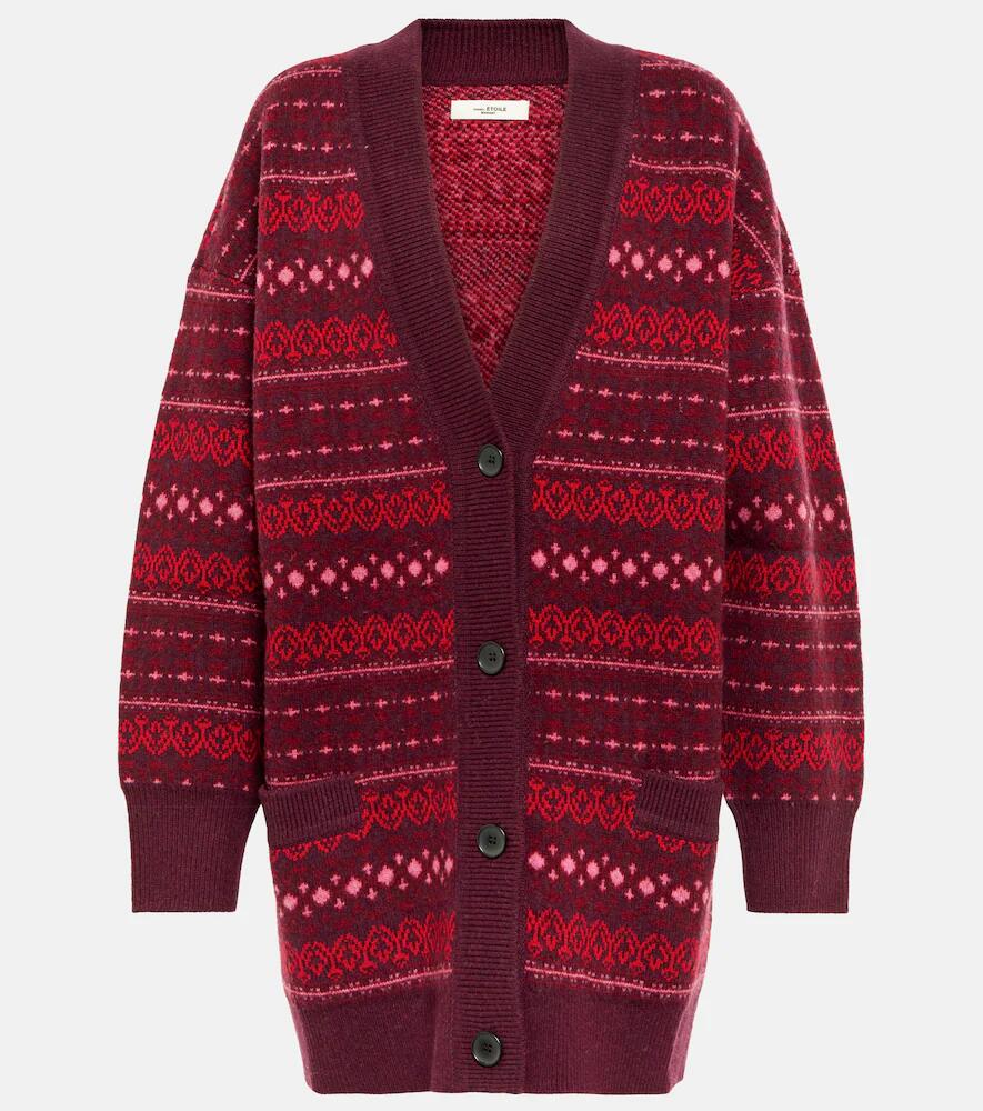 Marant Etoile Fair Isle wool cardigan Cover