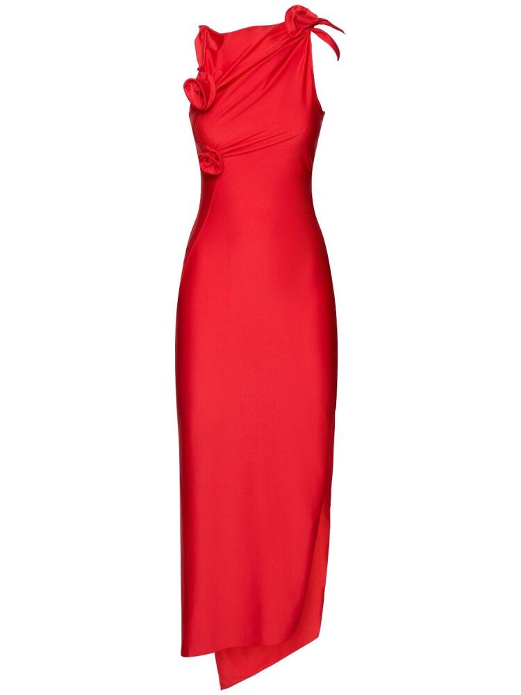 COPERNI Asymmetric Flower Stretch Jersey Gown Cover