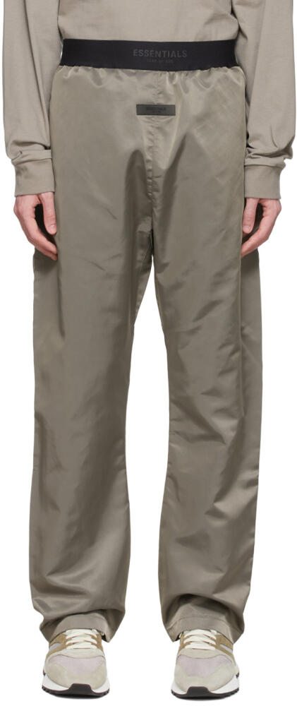 Fear of God ESSENTIALS Taupe Nylon Lounge Pants Cover