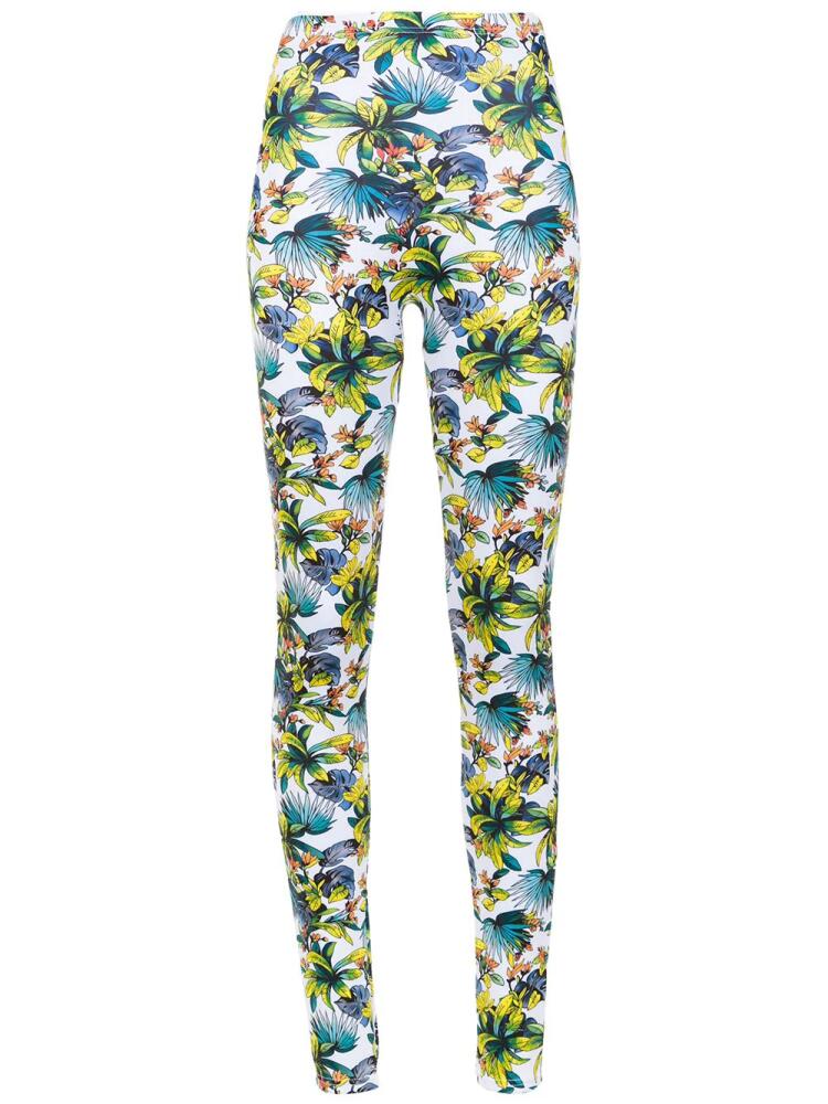 Amir Slama printed leggings - White Cover