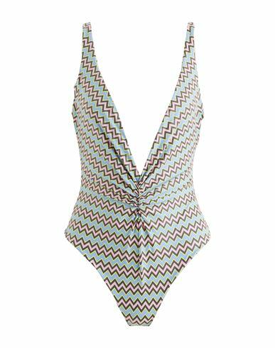 M Missoni Woman One-piece swimsuit Sky blue Polyamide, Elastane Cover