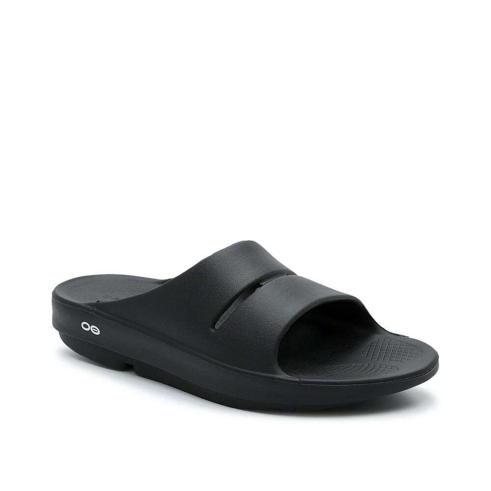 OOFOS Ooahh Slide Sandal | Men's | Black Cover