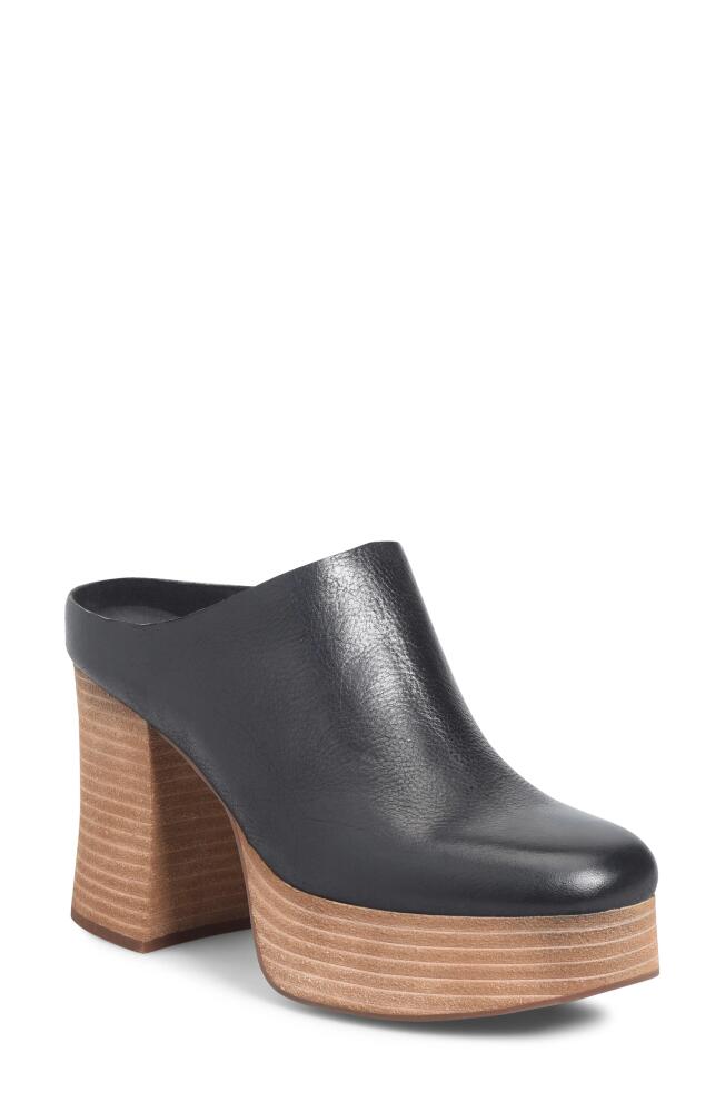 Kork-Ease Veronica Platform Mule in Black F/G Cover