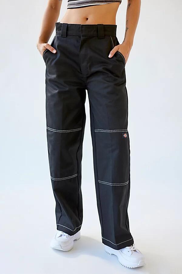 Dickies Seamed Mid-Rise Trouser Pant in Black Cover