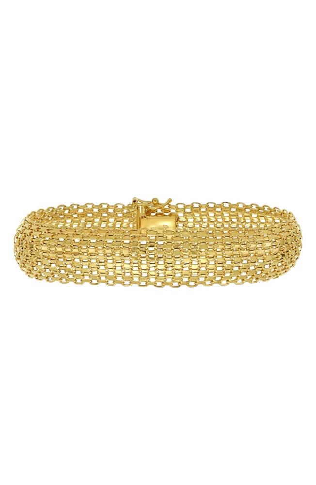 Bony Levy 14K Yellow Gold Mesh Bracelet Cover