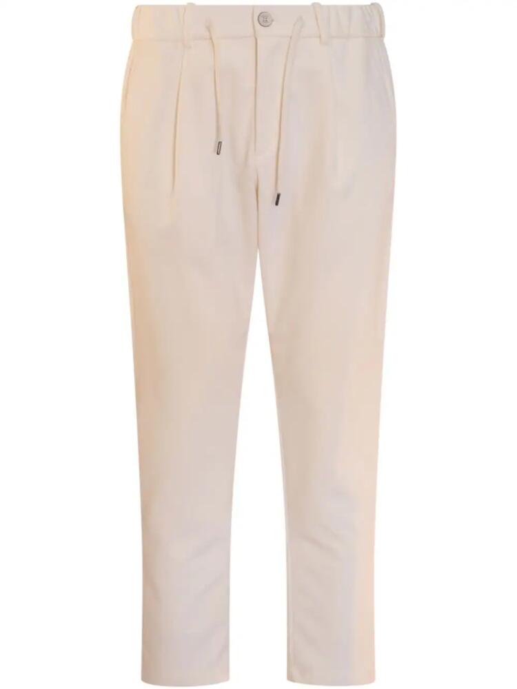 Herno straight-leg cotton trousers - Neutrals Cover