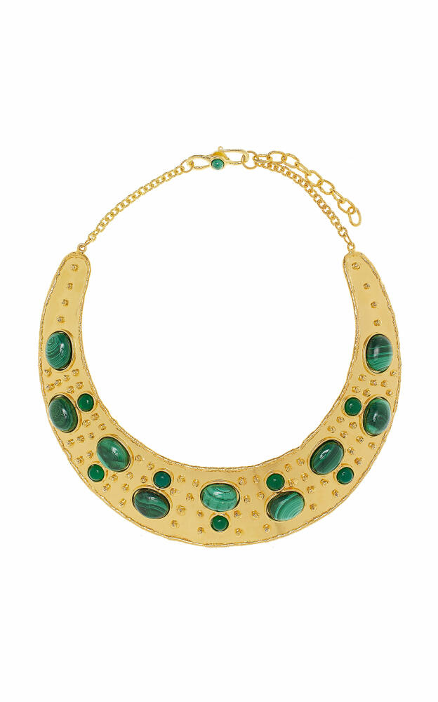 Sylvia Toledano - Byzance 22K Gold-Plated Malachite; Onyx Necklace - Green - Gifts For Her Cover