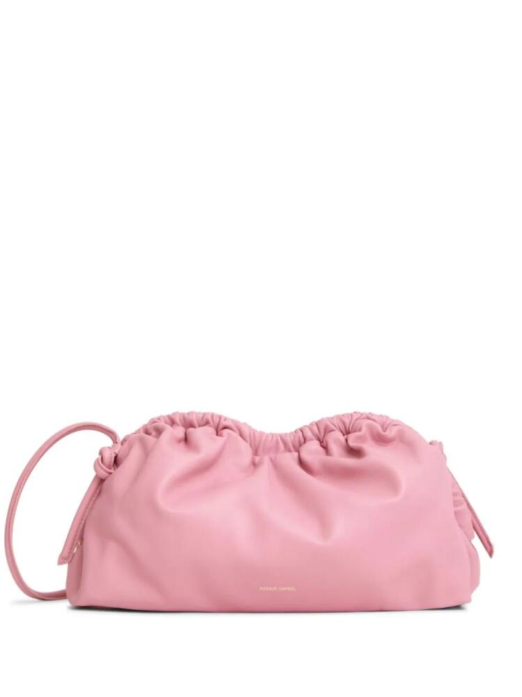 Mansur Gavriel Cloud leather clutch bag - Pink Cover