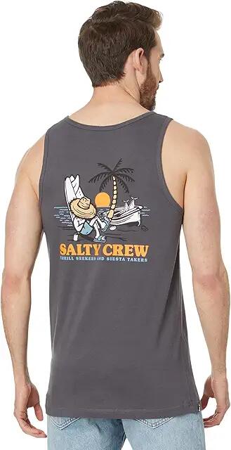 Salty Crew Siesta Tank (Charcoal) Men's Clothing Cover