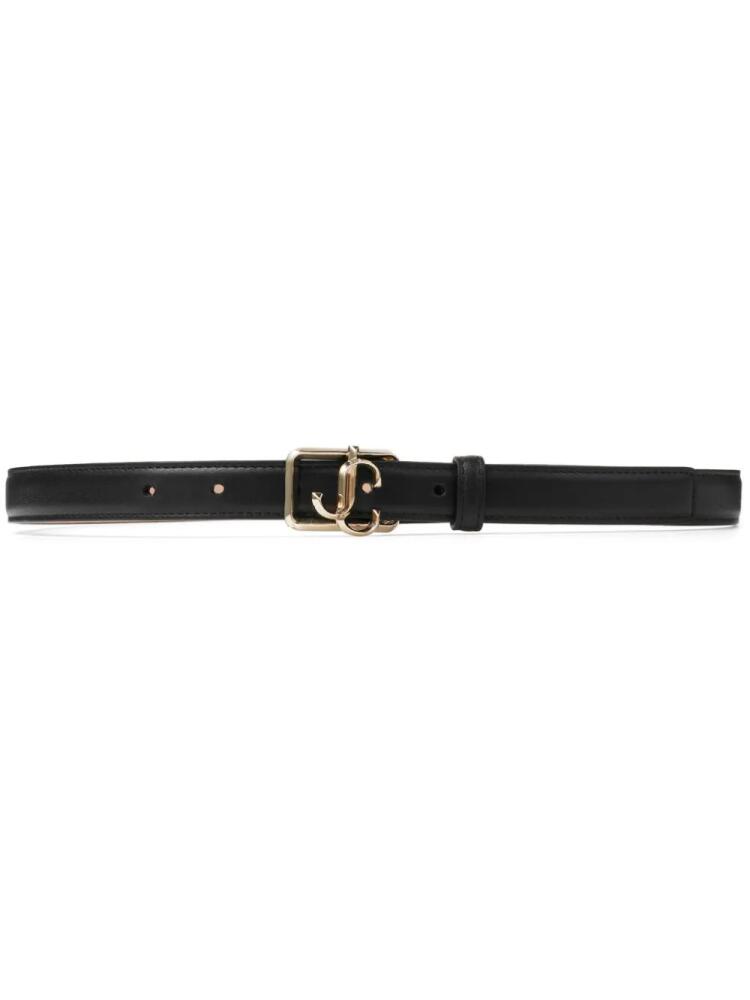 Jimmy Choo JC buckle leather belt - Black Cover