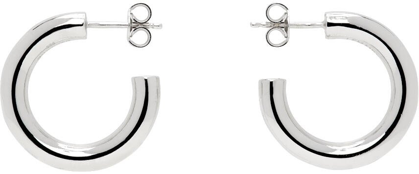 LEMAIRE Silver Small Classic Hoop Earrings Cover