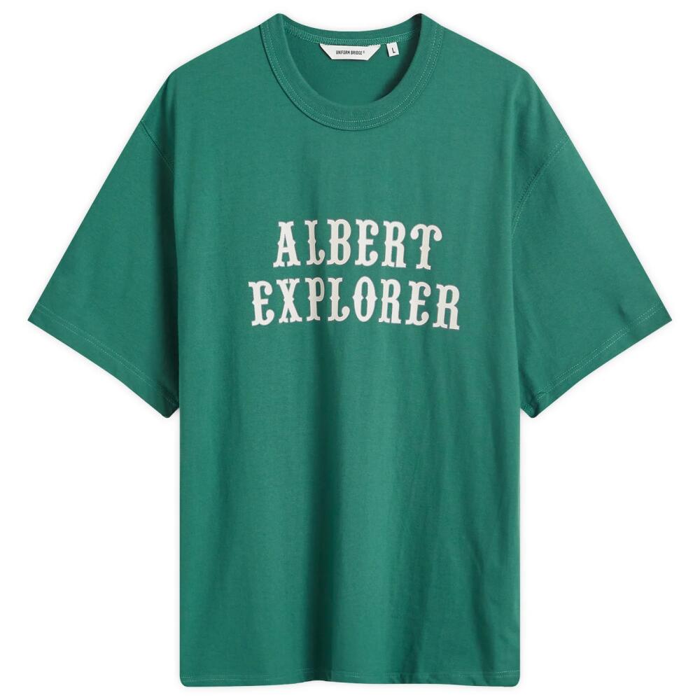 Uniform Bridge Men's AE Logo T-Shirt in Green Cover