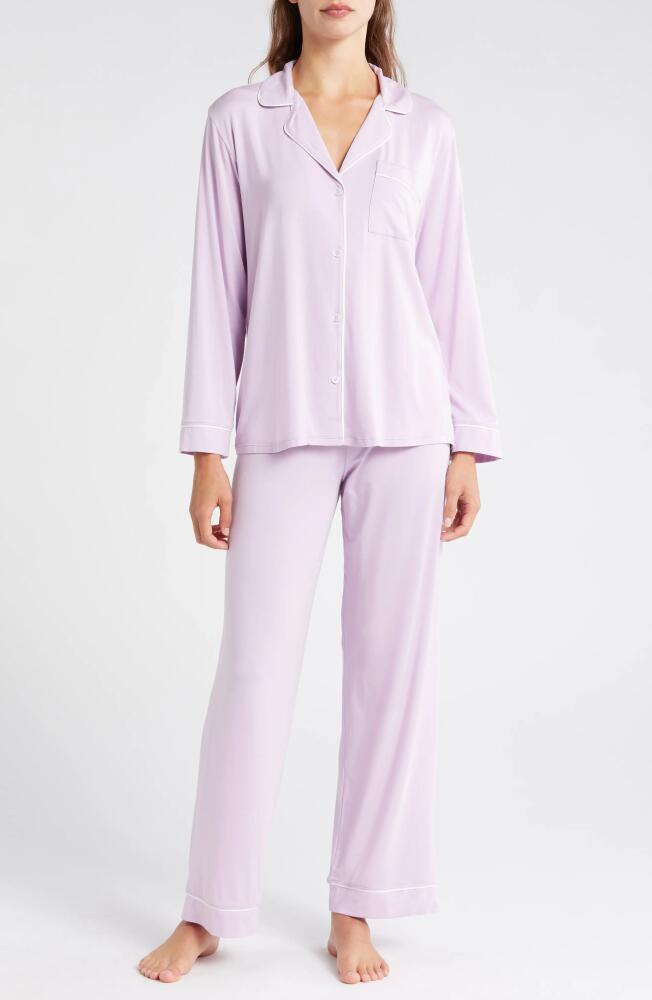 Eberjey Gisele Jersey Knit Pajamas in Lavender/Ivory Cover