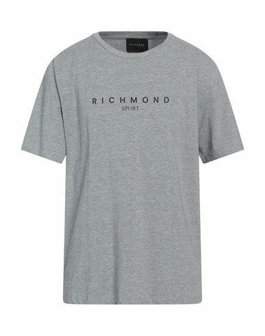 Richmond Man T-shirt Grey Cotton, Modal, Elastane Cover