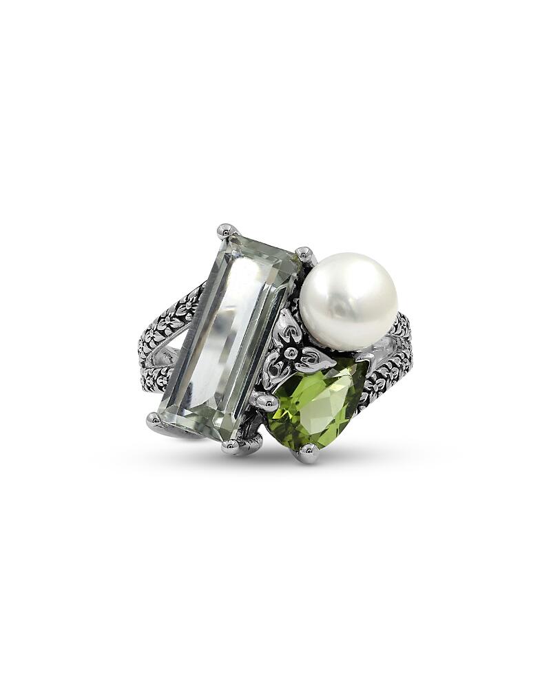 Stephen Dweck Rockrageous Green Amethyst, Peridot & Pearl Ring Cover