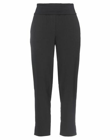 Manila Grace Woman Pants Black Cotton, Elastane, Polyester Cover