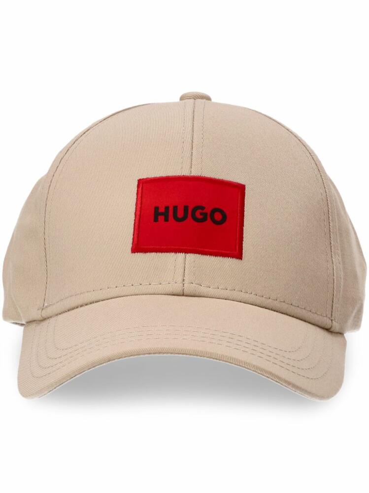 HUGO logo-patch cotton cap - Neutrals Cover