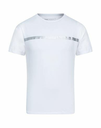 Momo Design Man T-shirt White Cotton, Elastane Cover