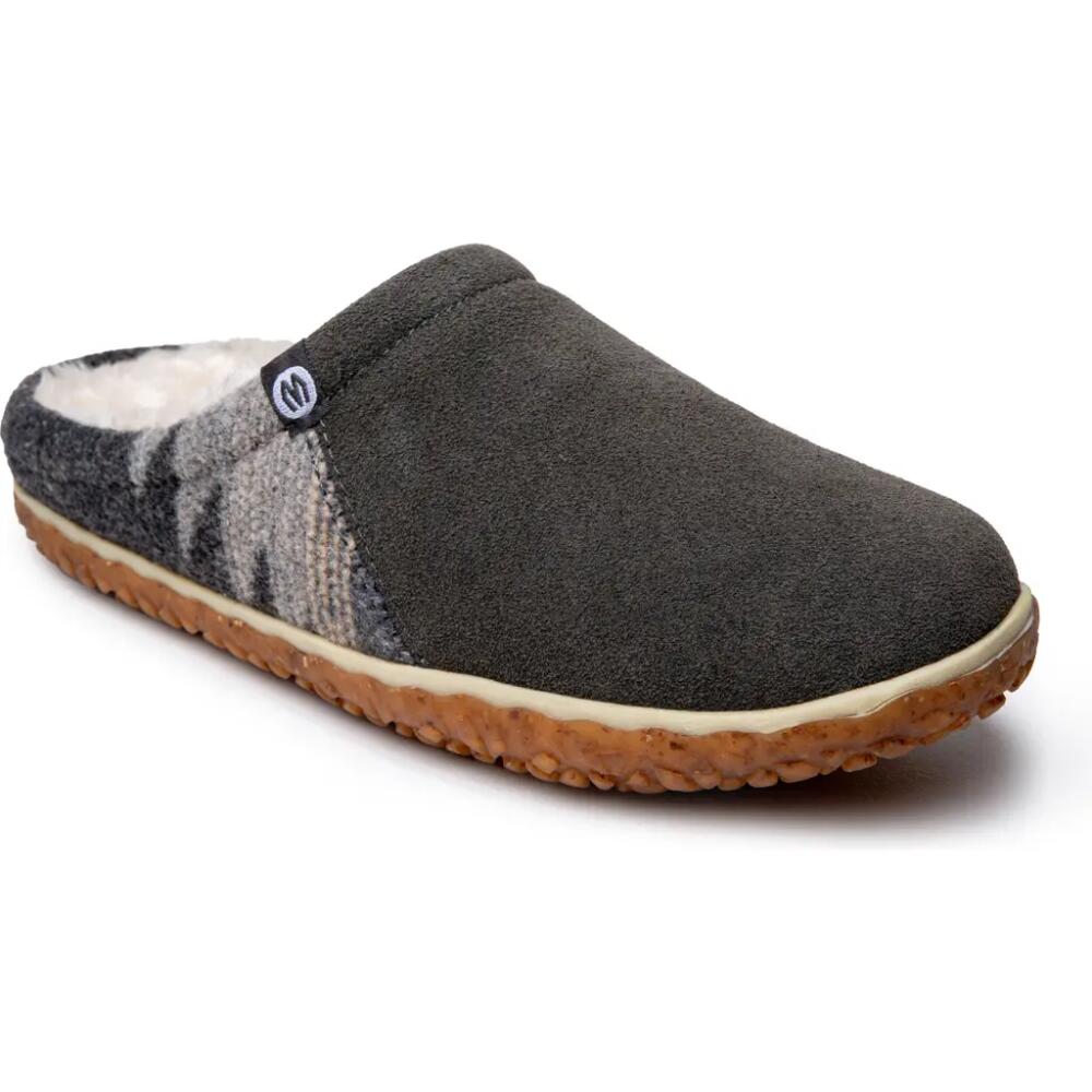 Minnetonka Tahoe Faux Fur Lined Slipper in Grey Multi Cover