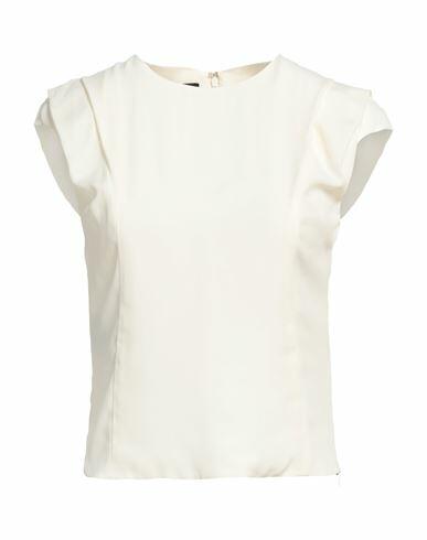 Rochas Woman Top Ivory Acetate, Silk Cover