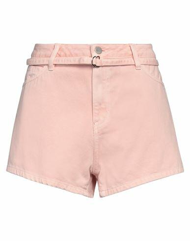 Isabelle Blanche Paris Woman Denim shorts Light pink Cotton Cover