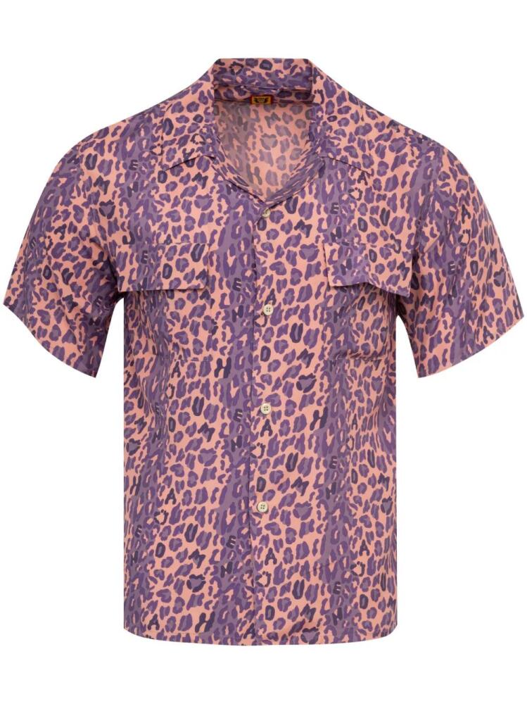 Human Made leopard-print short-sleeve shirt - Purple Cover