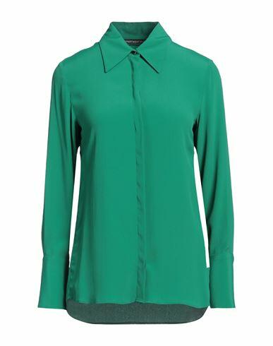 Department 5 Woman Shirt Green Acetate, Silk Cover