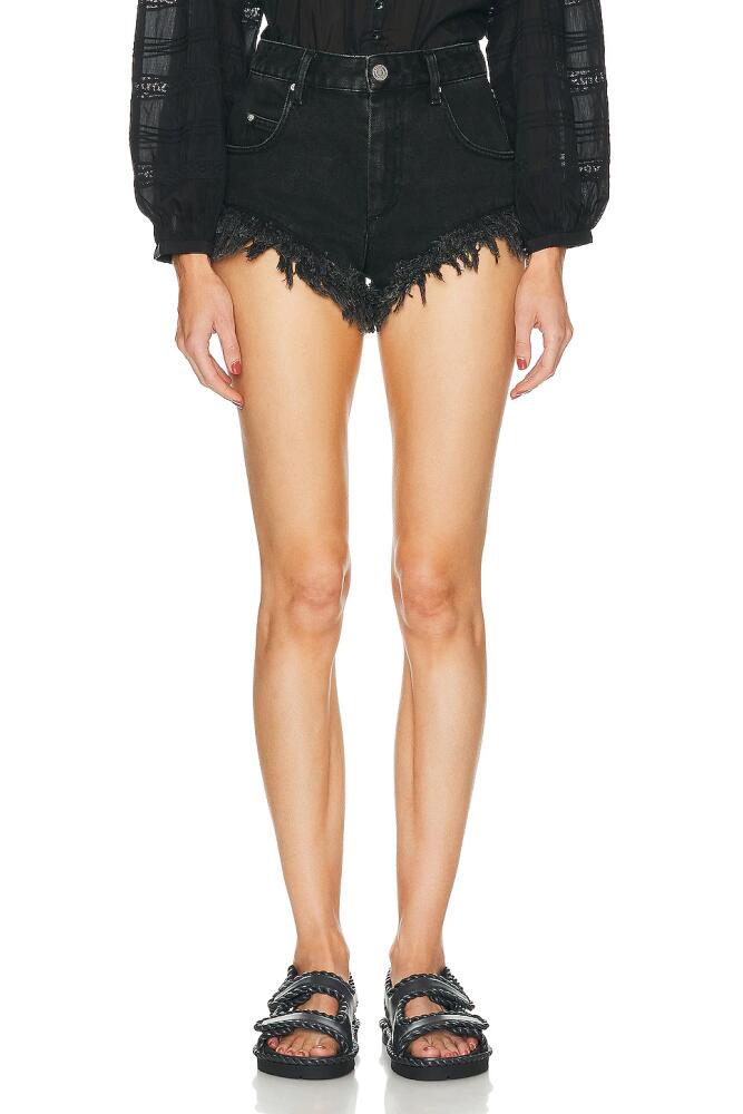 Isabel Marant Eneidao Short in Black Cover