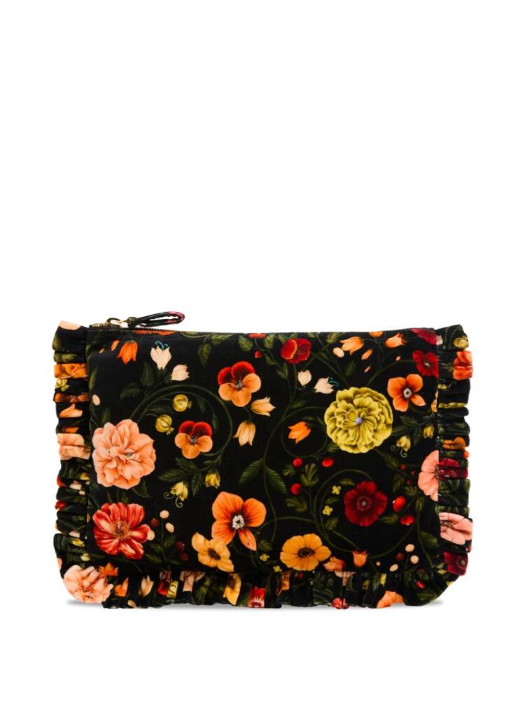 La DoubleJ floral clutch bag - Black Cover