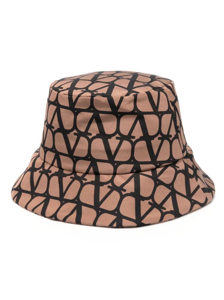 Valentino Garavani Toile Iconographe bucket hat - Brown Cover