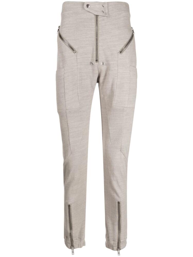 Rick Owens cotton track pants - Grey Cover