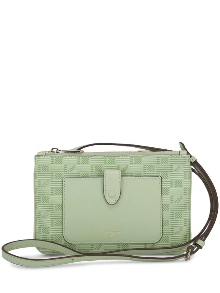 Moreau Promenade leather crossbody bag - Green Cover