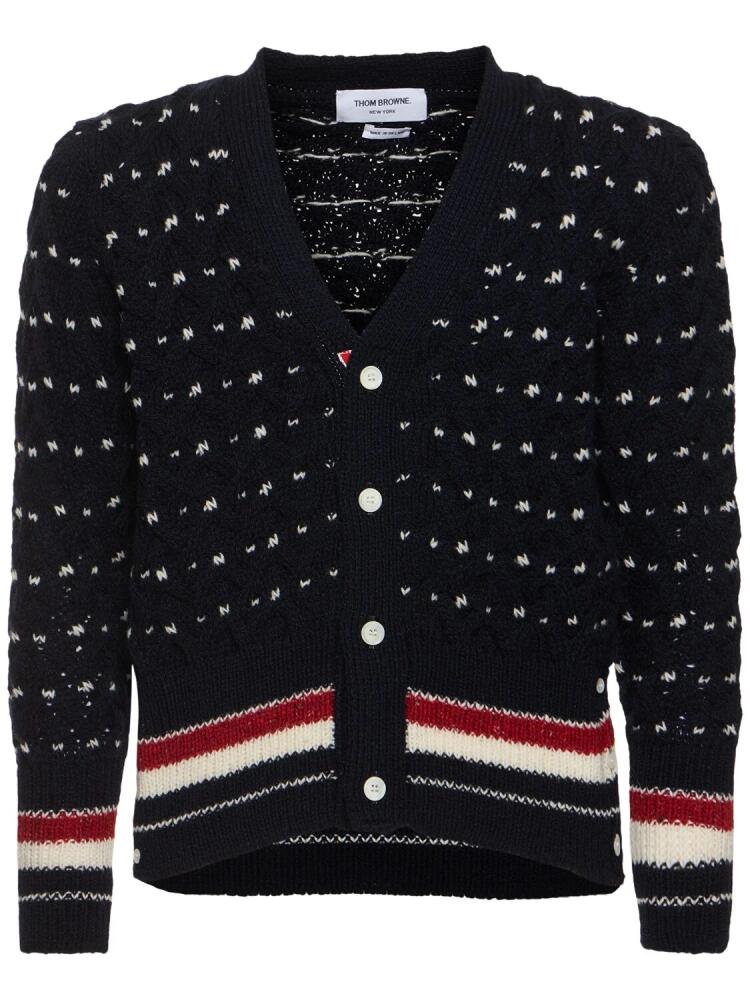 THOM BROWNE All Over Cable Stitch Classic Cardigan Cover