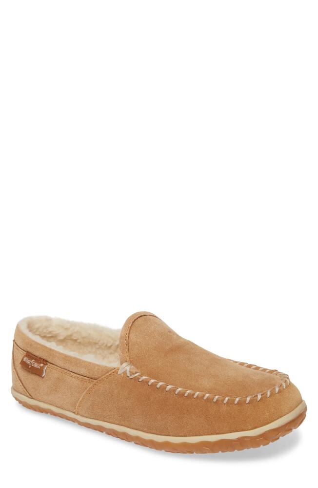 Minnetonka Tilden Slipper in Cinnamon Suede Cover