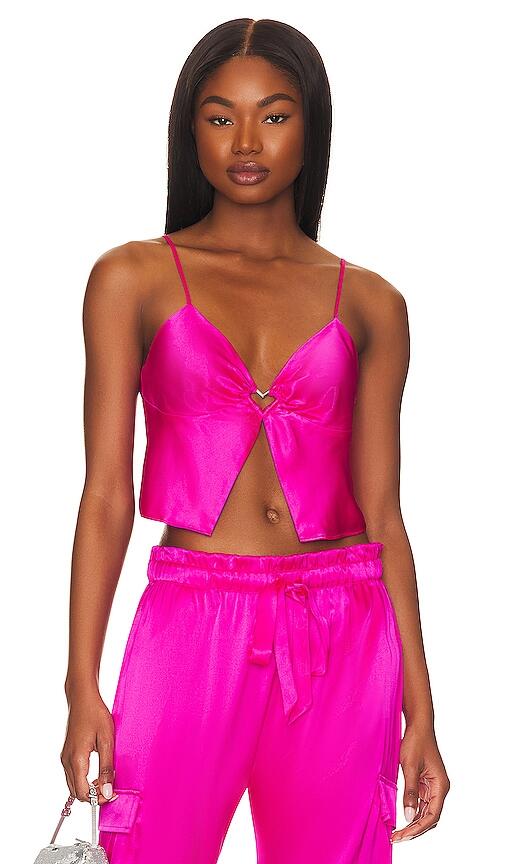 CAMI NYC Yelena Cami in Fuchsia Cover