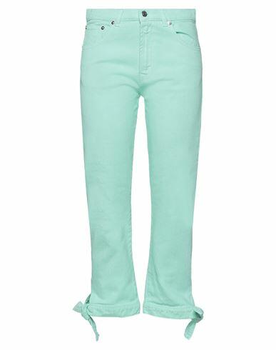 (+) People Woman Jeans Light green Cotton Cover