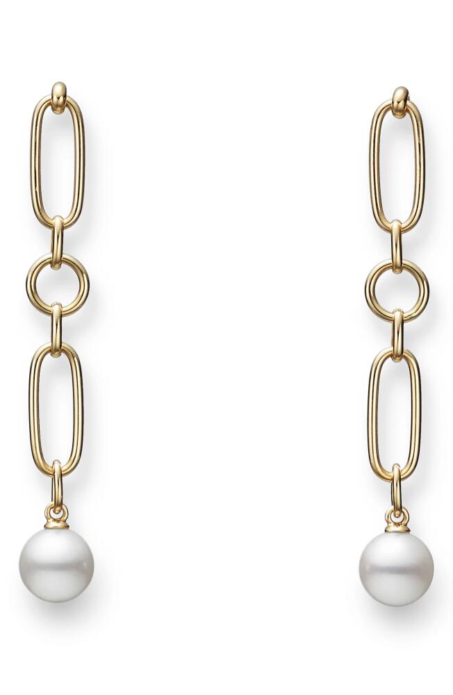 Mikimoto M Collection Cultured Pearl Drop Earrings in 18Ky Cover