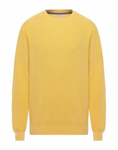 Sun 68 Man Sweater Yellow Cotton Cover