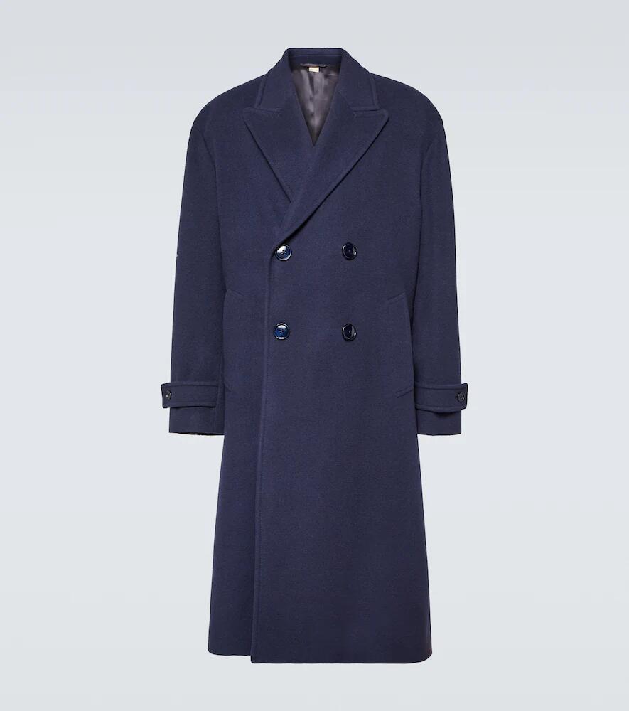 Gucci Double-breasted wool overcoat Cover