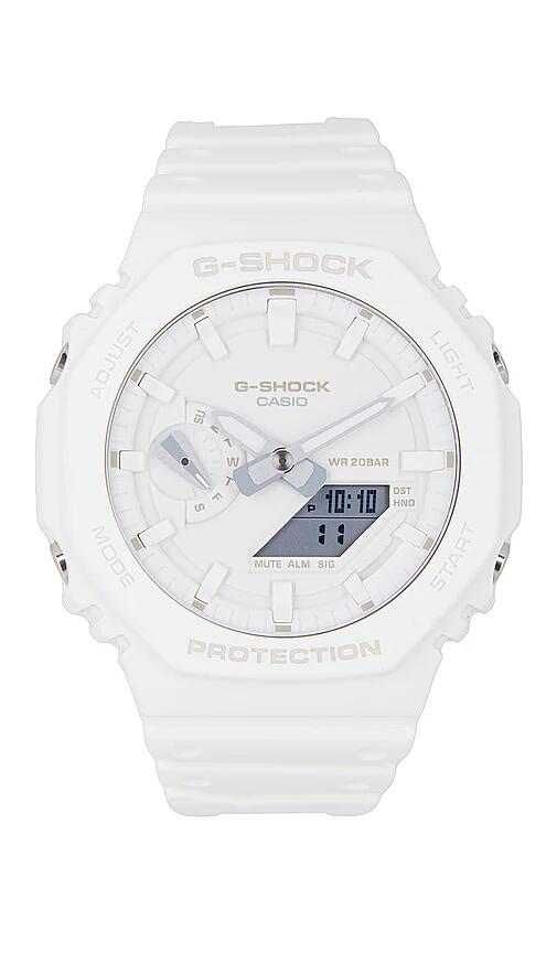 G-Shock Tone On Tone GA2100 Series Watch in White Cover