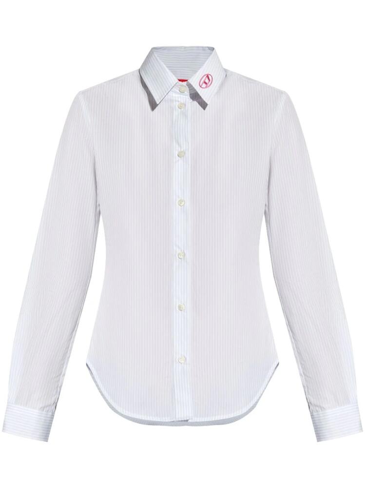 Diesel C-Gisel-P2 striped shirt - White Cover