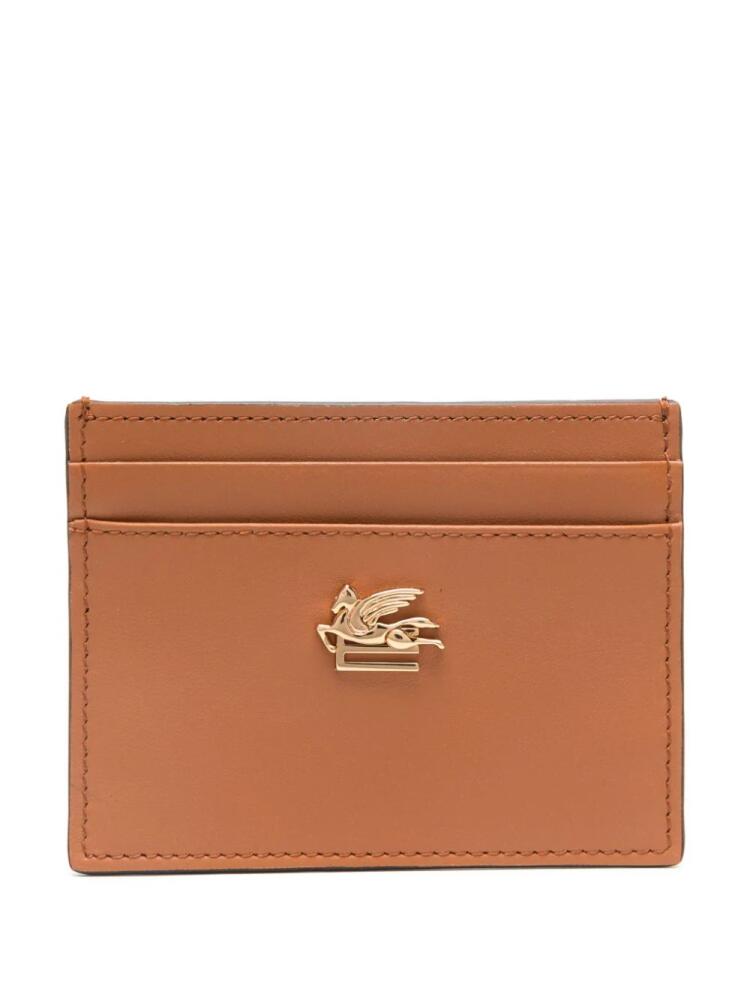 ETRO Pegaso-plaque cardholder - Brown Cover