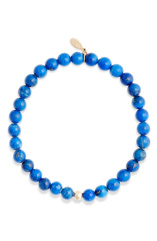 Anzie Boheme Lapis Beaded Stretch Bracelet in Blue Cover