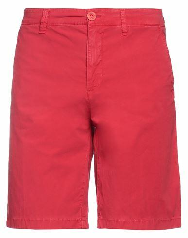 North Sails Man Shorts & Bermuda Shorts Red Cotton, Elastane Cover