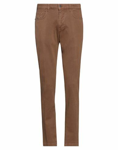 Betwoin Man Pants Brown Cotton, Elastane Cover