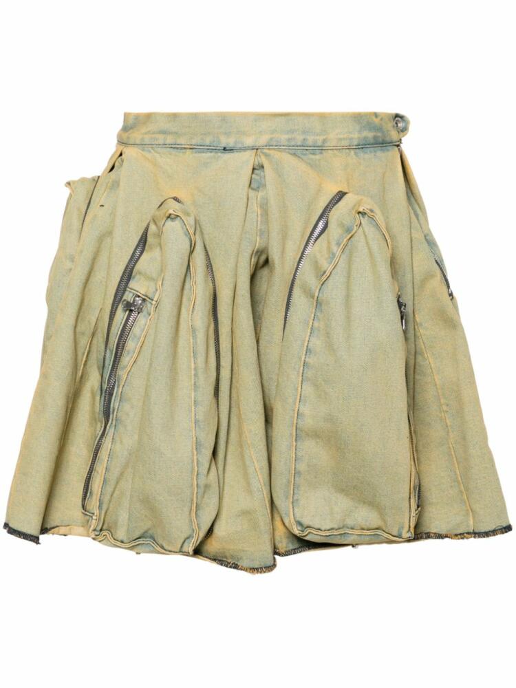 Who Decides War cotton draped skirt - Green Cover