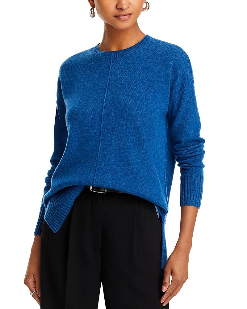 C by Bloomingdale's High/Low Cashmere Crewneck Sweater - Exclusive Cover