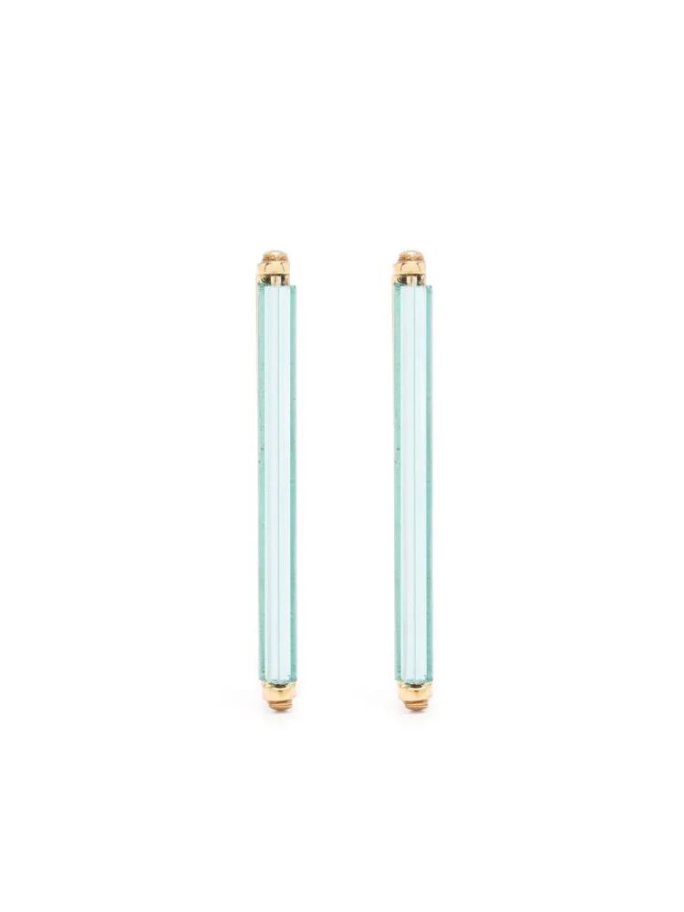 BEATRIZ PALACIOS bar-style stud earrings - Gold Cover