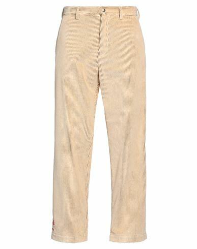 Ranra Man Pants Beige Polyester, Cotton, Elastane Cover