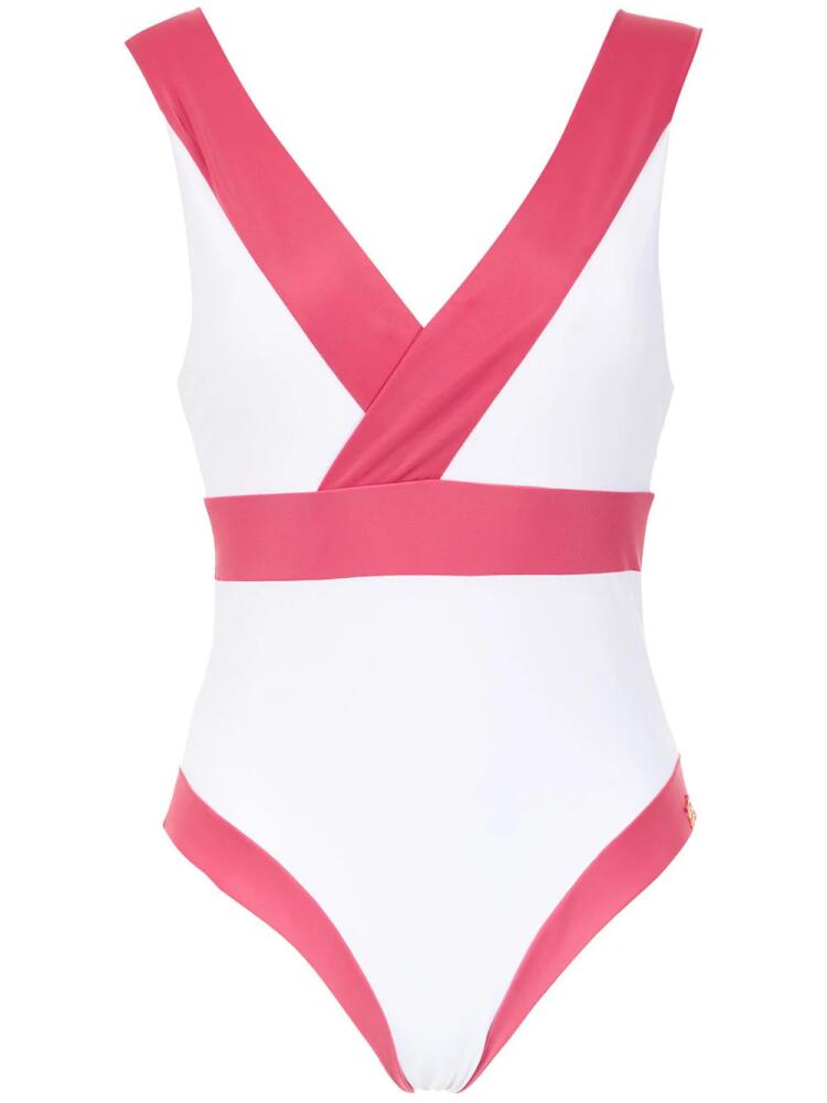 Brigitte panelled swimsuit - Pink Cover